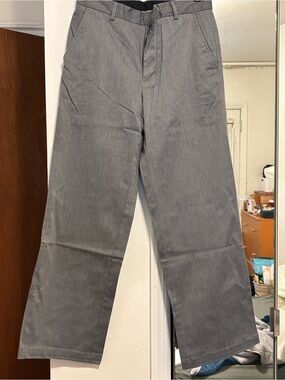 Express Men's Gray Stretch Chino Pants 30x30